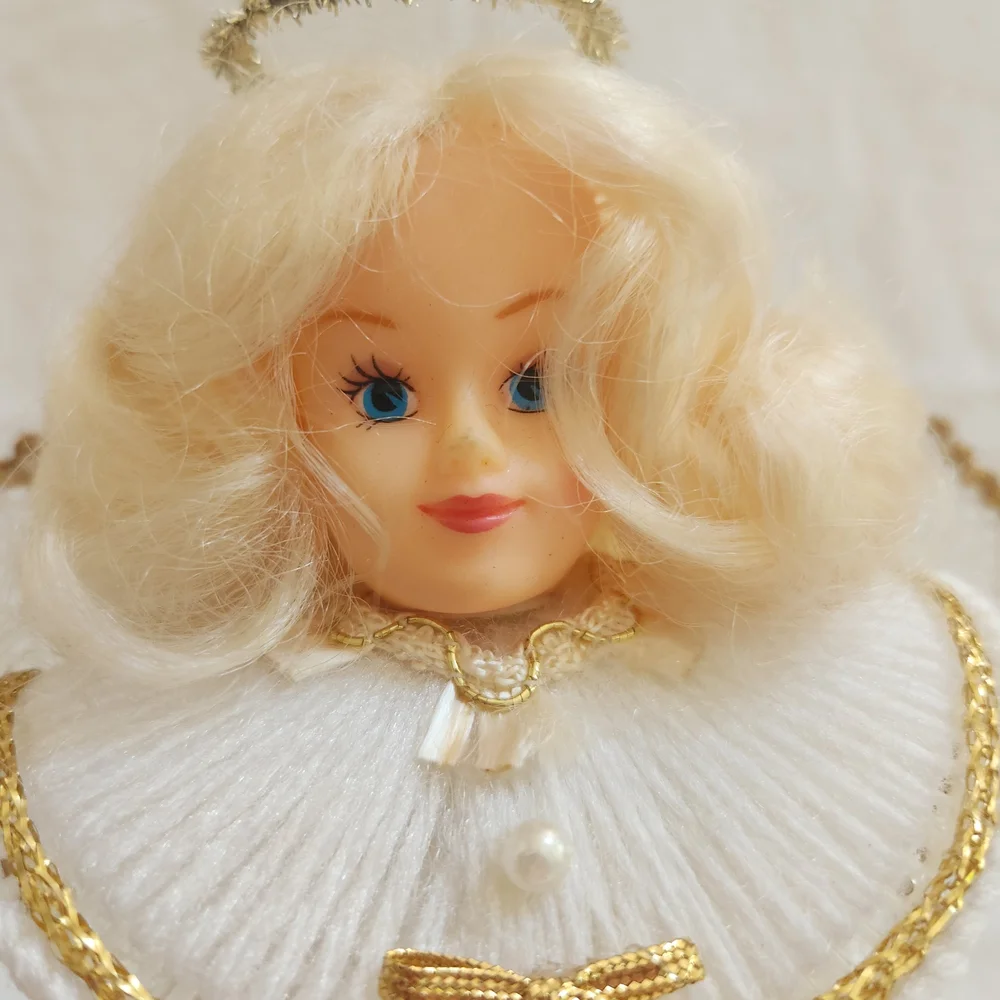 Vintage Angel Doll Table Sitter